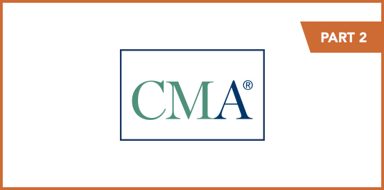 CMA Program Exam Part 2 May and June 2023 Registration